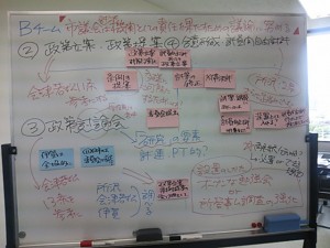 ホワイトボードを使うのも初めて